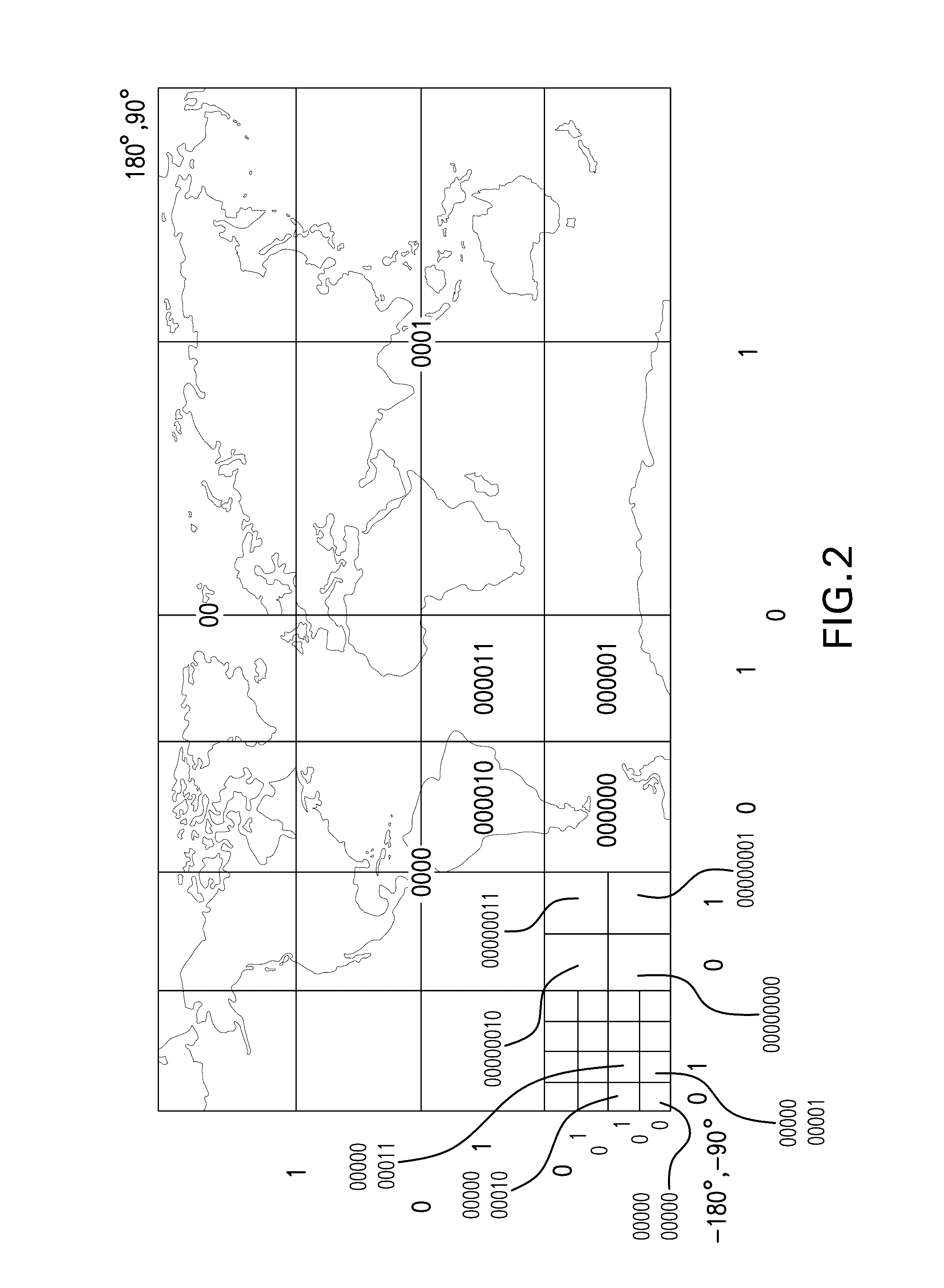 Parallel querying of adjustable resolution geospatial database