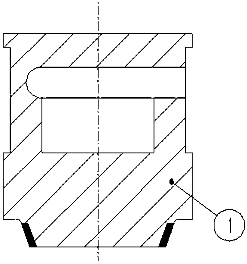 High-pressure difference stop valve with U-shaped groove in outlet throttling channel