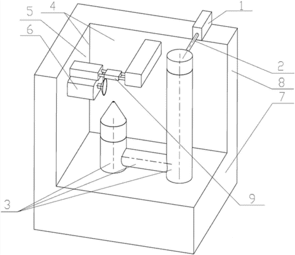 Device and method for decreasing recast layer caused by laser micropore processing