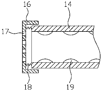 Shrimp meat separation device using vibration separation method