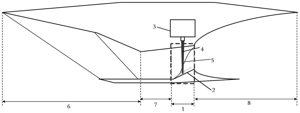 Combustion chamber, engine and aircraft based on supersonic speed ramjet oblique detonation