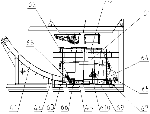 Rail scale quick-moving concrete mixing plant