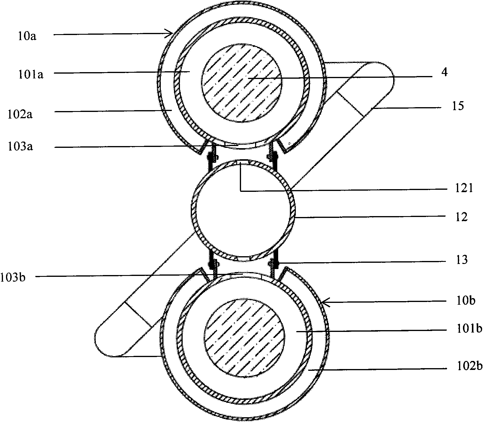 Polycrystalline silicon producing device