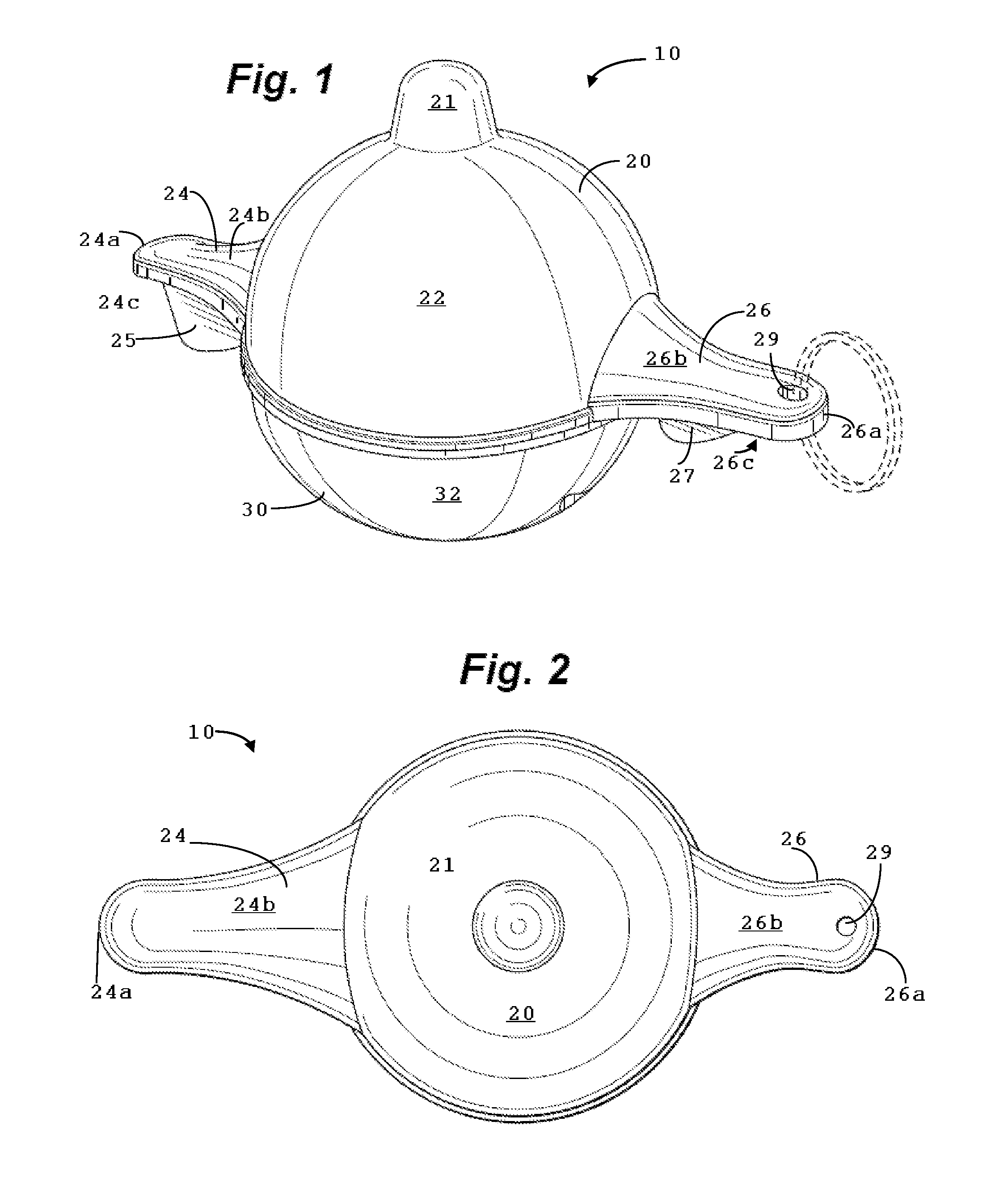 Fish finder device housing and system