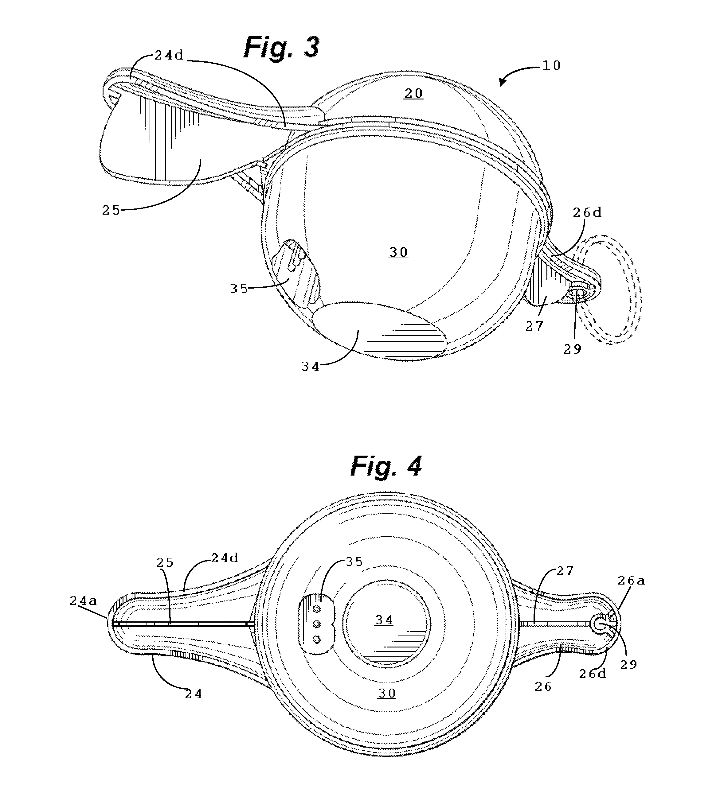 Fish finder device housing and system
