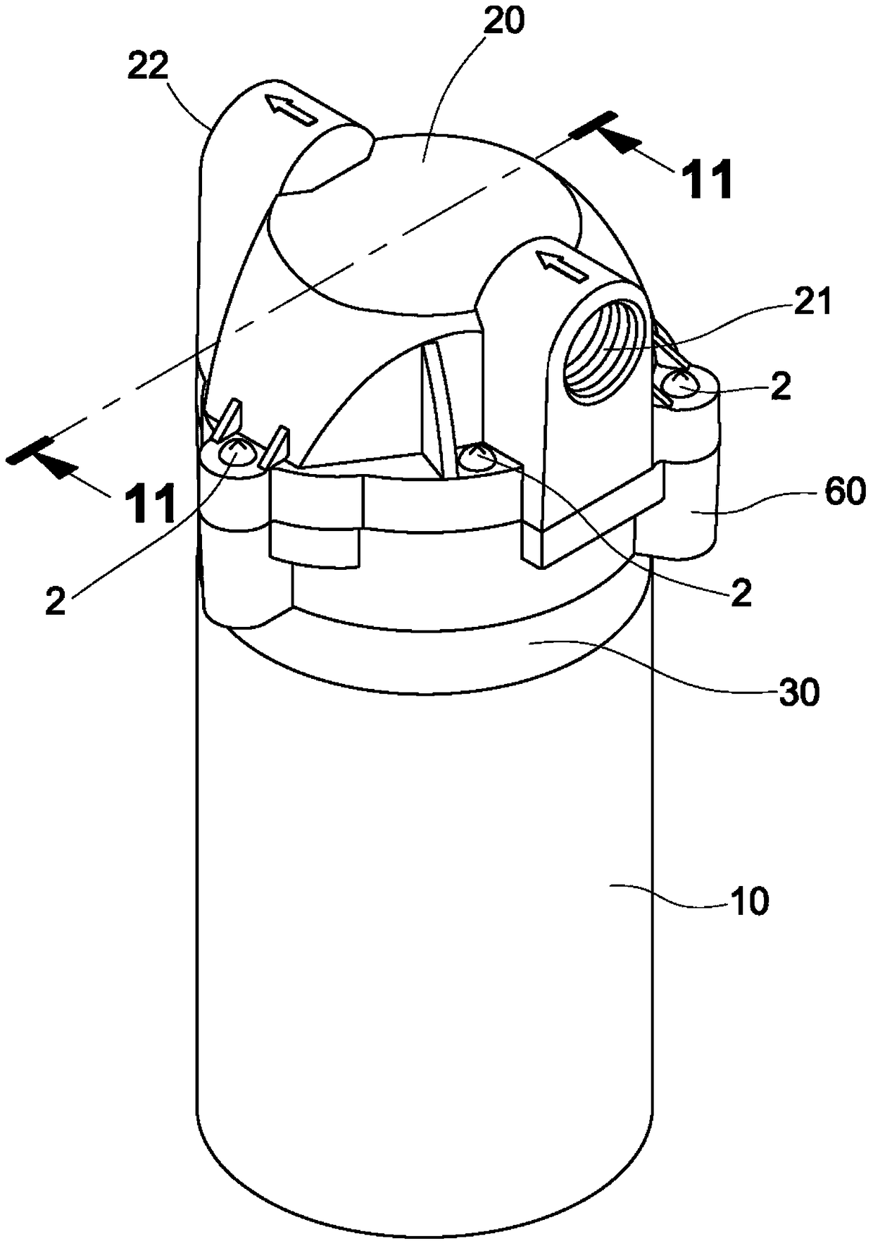 Shock Absorbing Structure and Balance Wheel Structure of Diaphragm Booster Pump