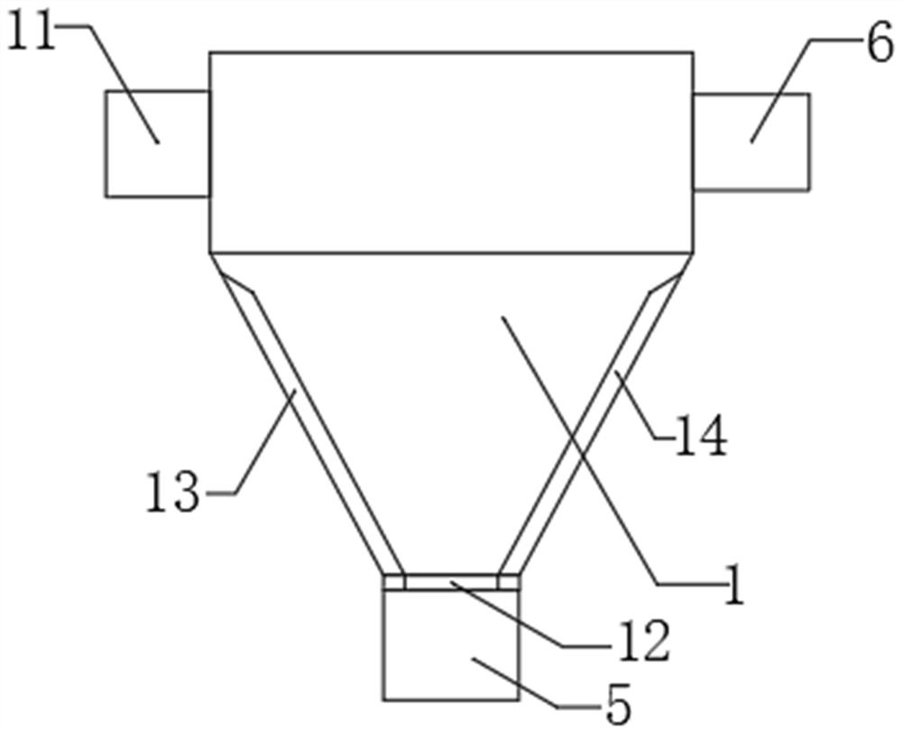 A negative pressure-based ultrafine black fungus powder purification system