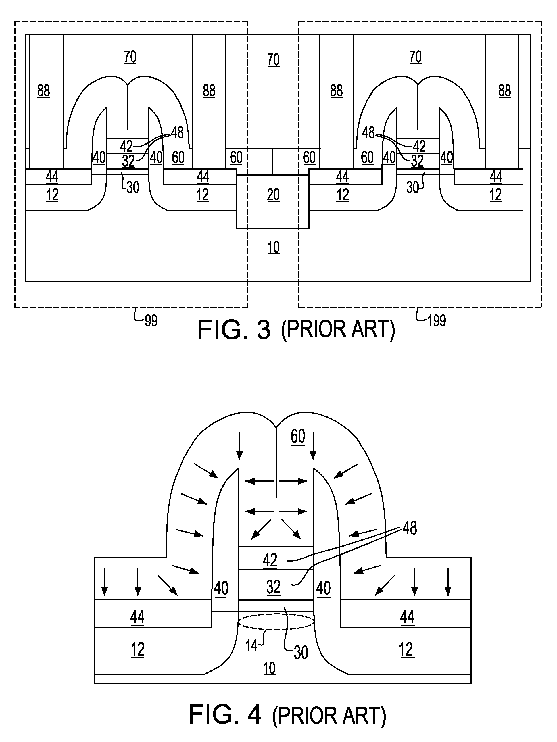 Semiconductor structure for low parasitic gate capacitance