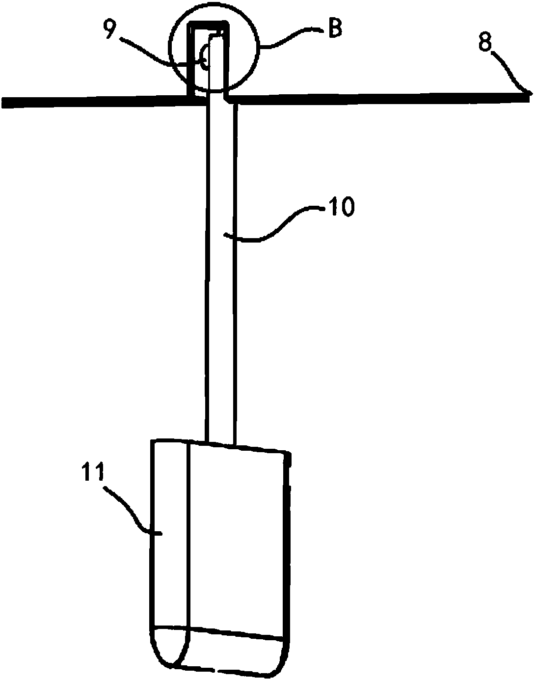 Fish classification device of interrupted bamboo-joint type nonlinear structure