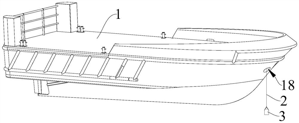 Intelligent collection device for environment DNA in marine water body