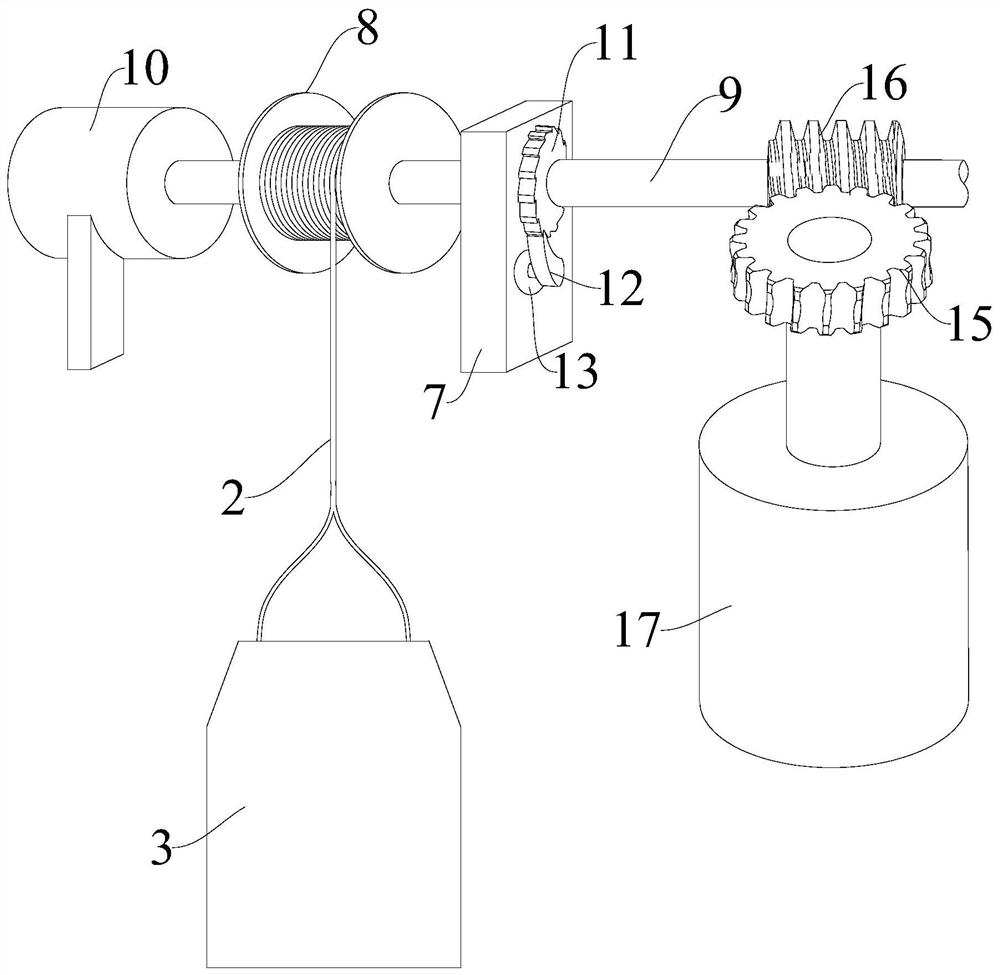 Intelligent collection device for environment DNA in marine water body