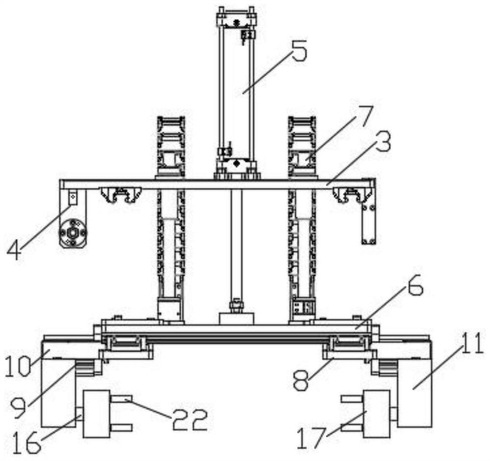 Full-automatic circuit board horizontal electroless plating copper connecting wire VCP electroplating device