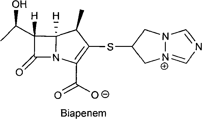 Preparation method of biapenem