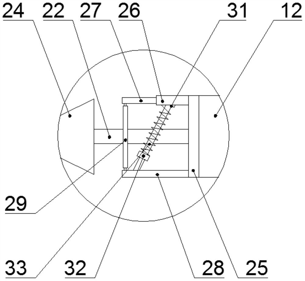 Crushing dust generation simulation experiment device for coal and rock mass cutting of heading machine