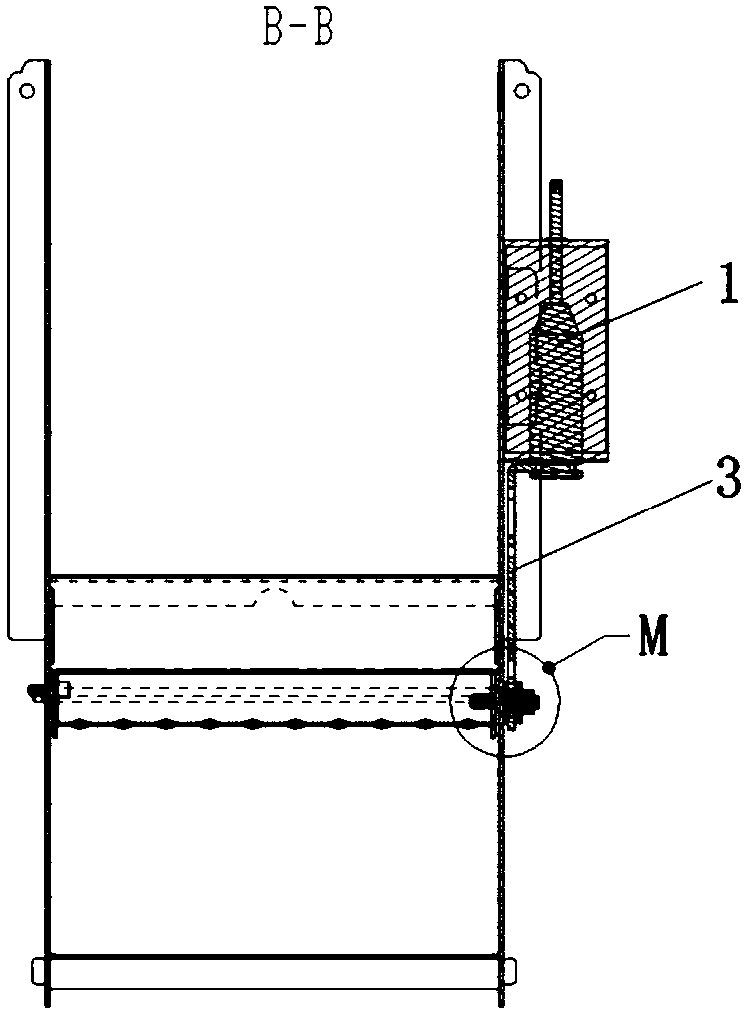 A flip mechanism of a coin machine