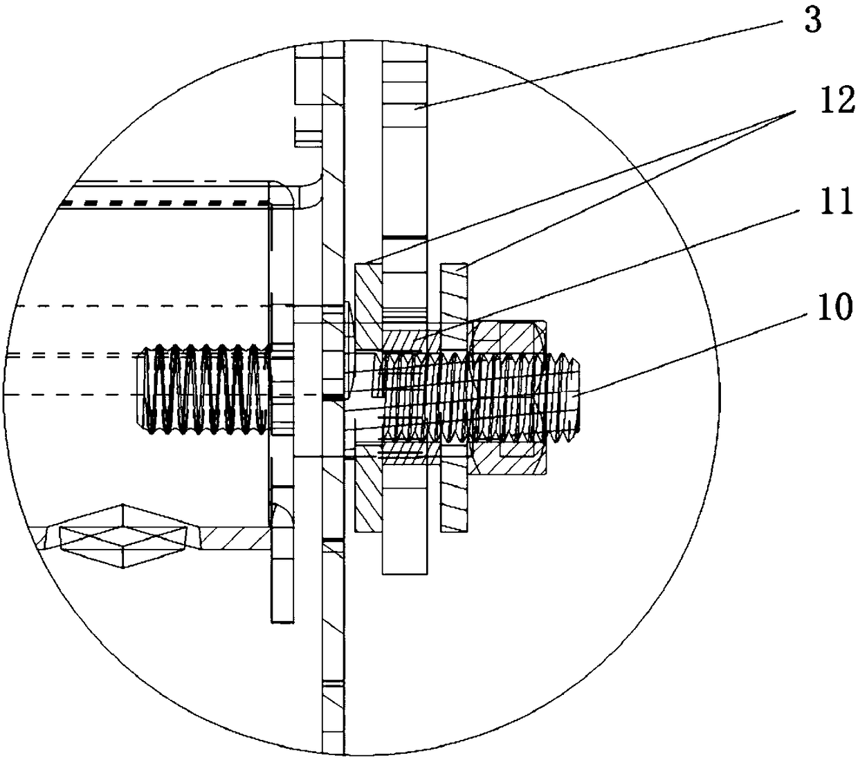 A flip mechanism of a coin machine