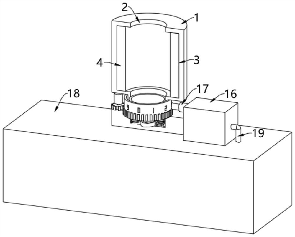 Test tube specimen scanning and numbering device for hospital clinical laboratory medicine department