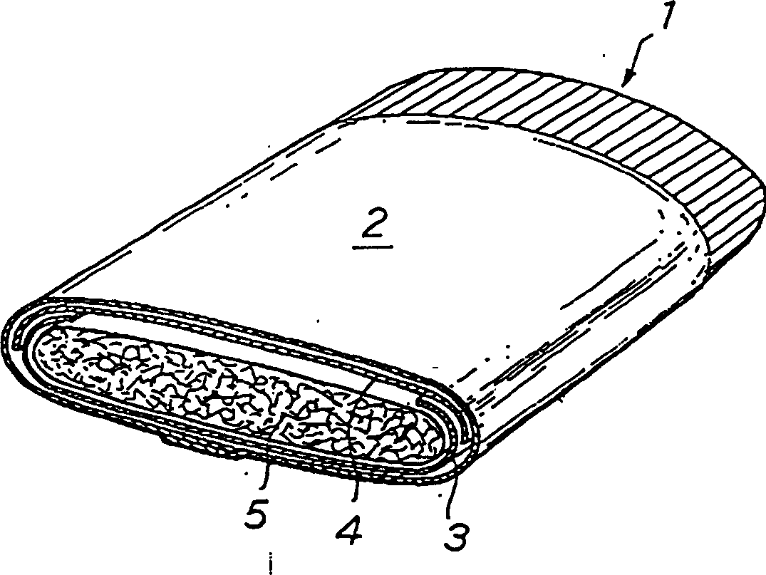 Cloth for covering surface of sbsorbing articles