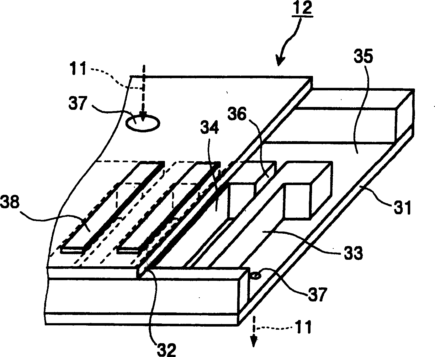 Thin-membrane shaper, electrooptics device and electronic equipment