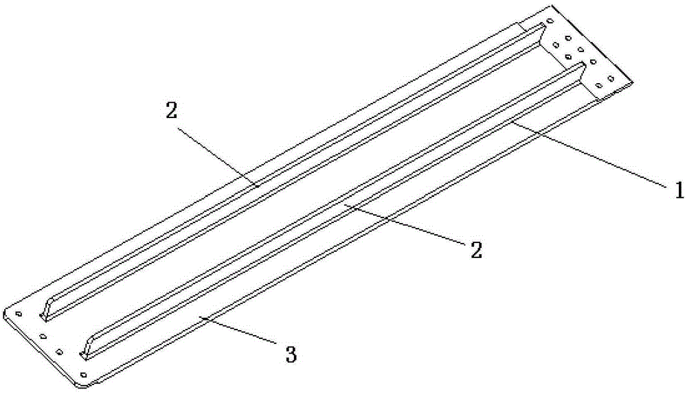 A heat treatment deformation control method and control fixture for aircraft slide rail parts