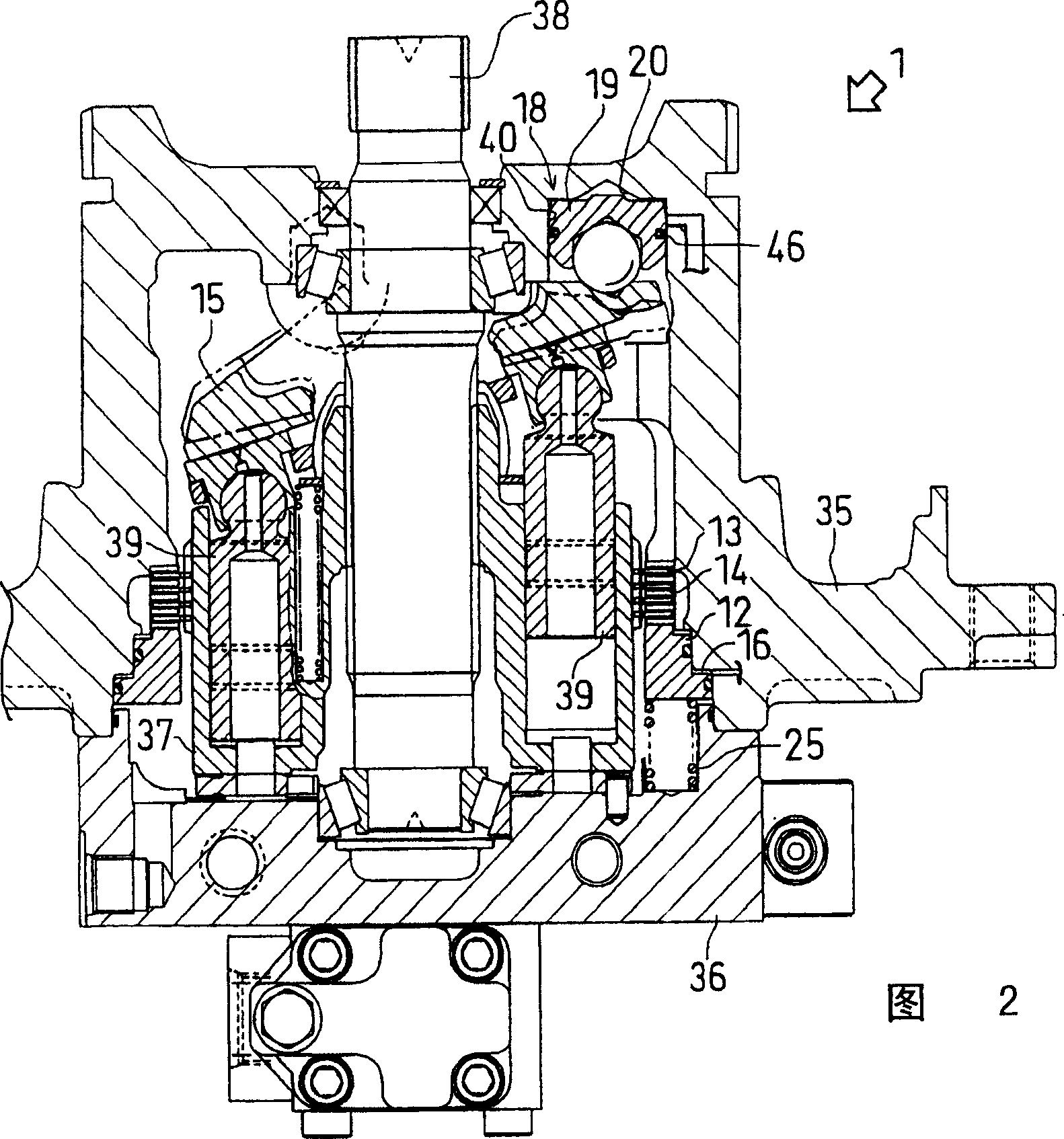 Automatic transmission mechanism of hydraulic motor