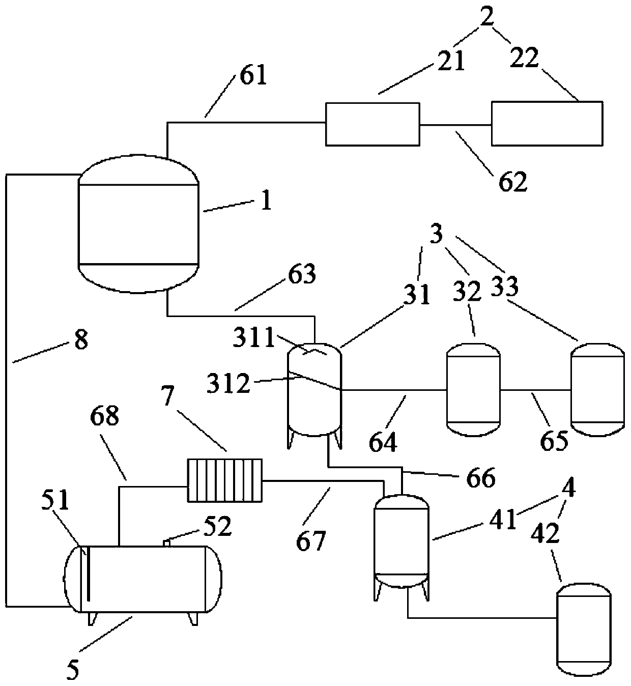 Environmentally-friendly process apparatus for synthesizing furanone