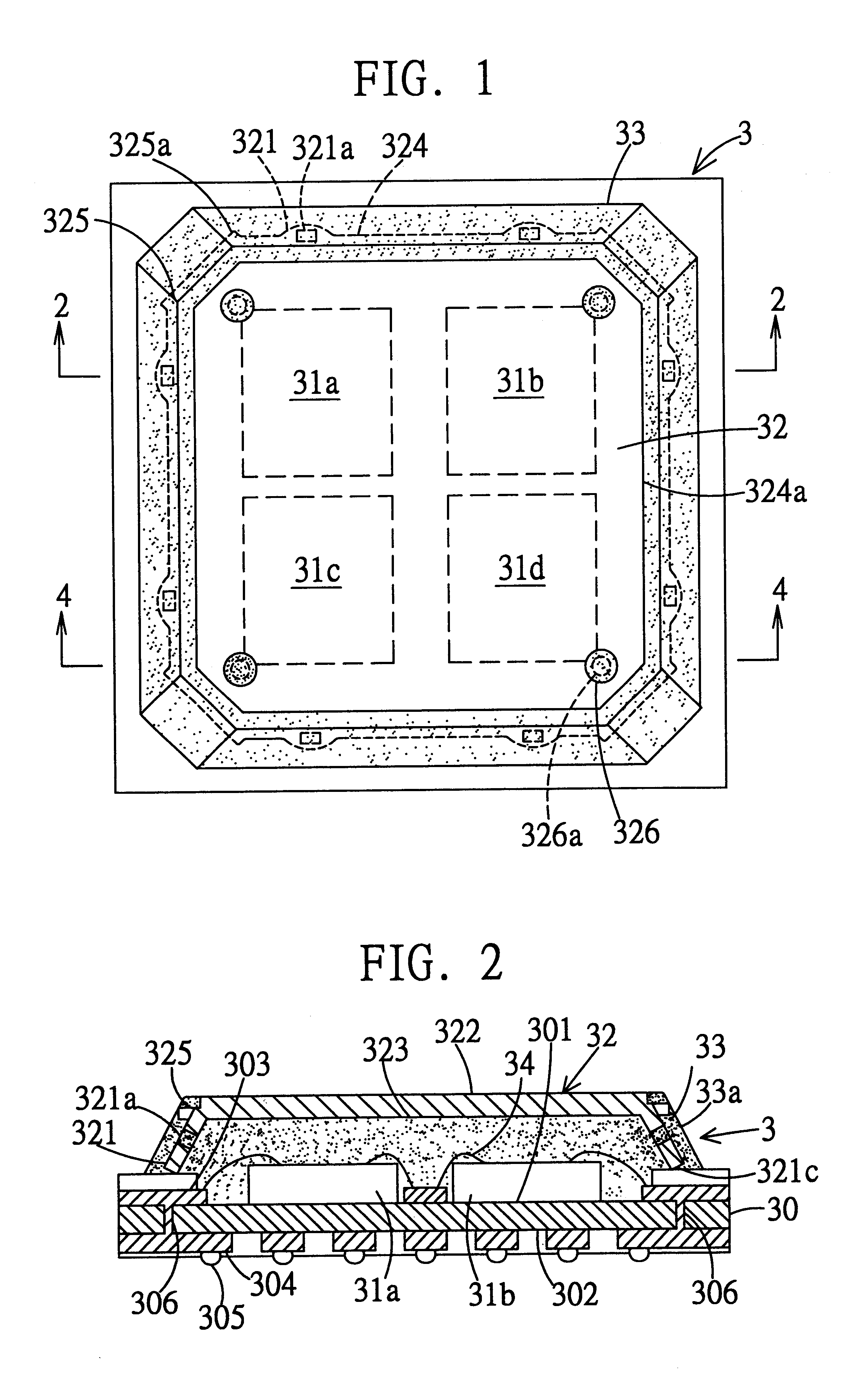 Semiconductor package having a heat sink with an exposed surface