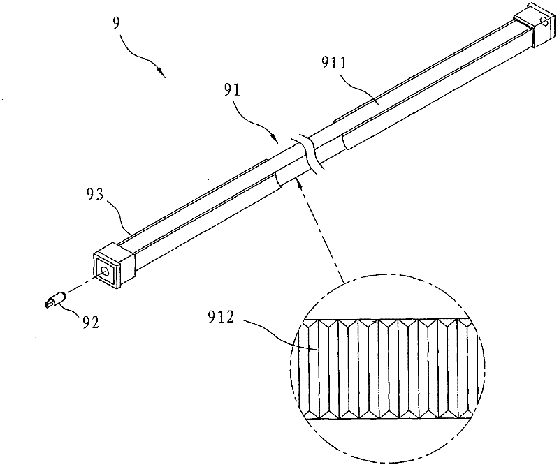 Linear light source, light guiding body and optical scanning module