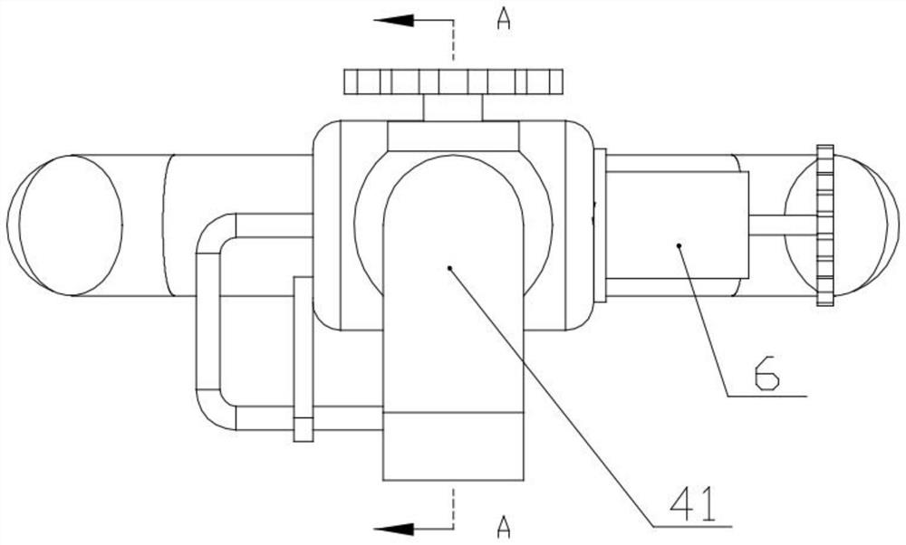 Single-faucet mechanical thermostatic valve for large water supply system