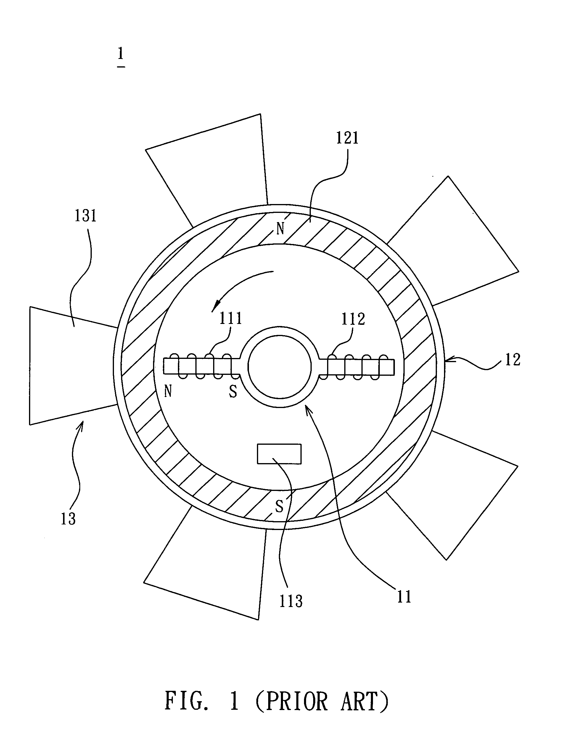Bi-directional single-phase fan and motor thereof