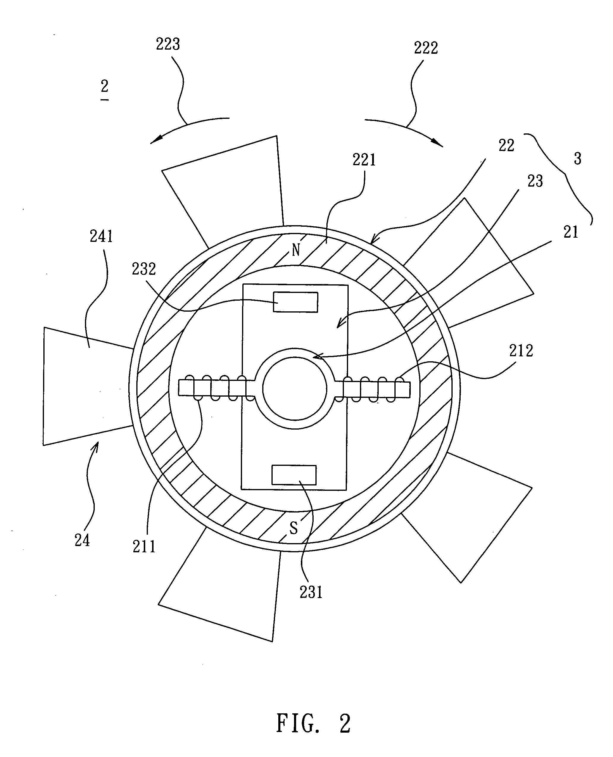 Bi-directional single-phase fan and motor thereof