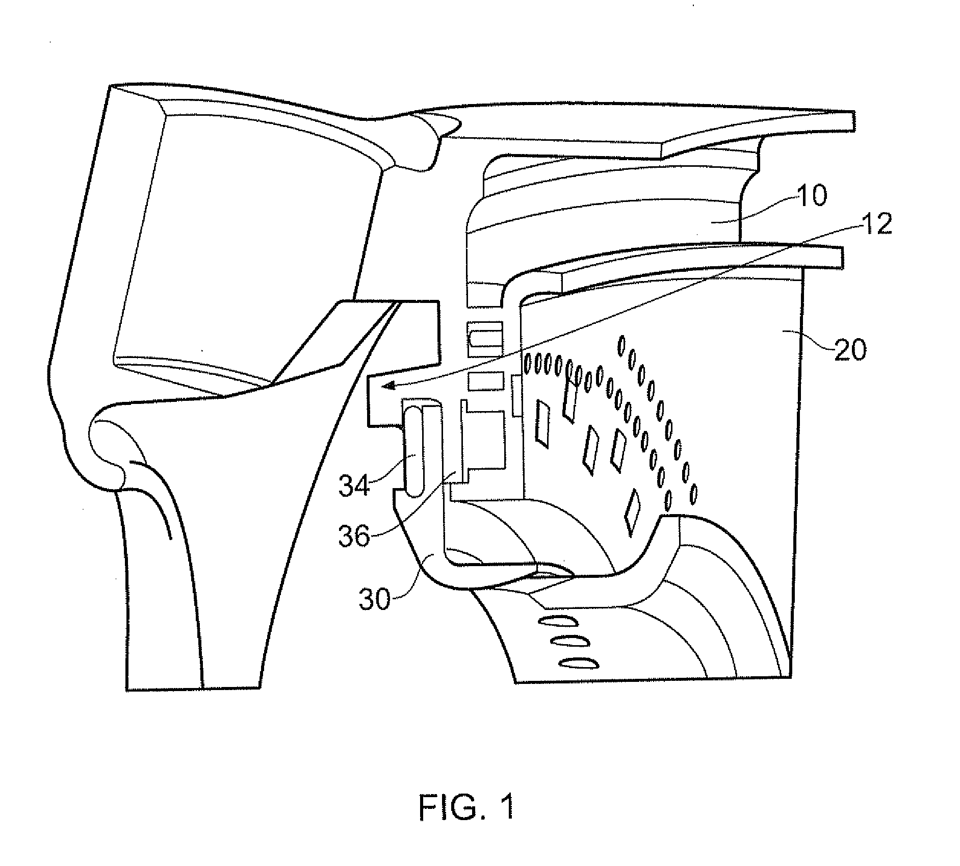 Head part of an annular combustion chamber