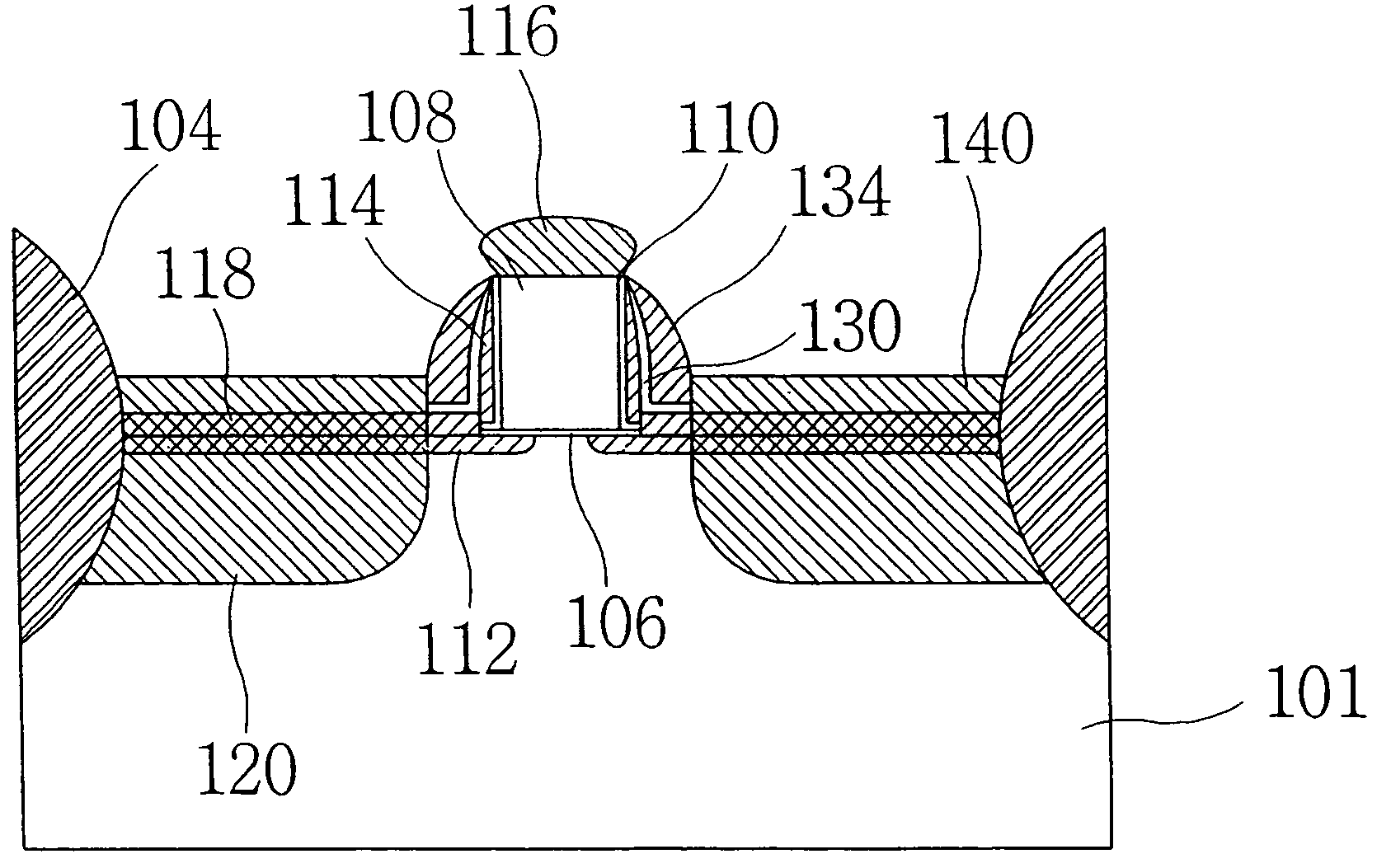 Method of fabricating a MOS transistor with elevated source/drain structure using a selective epitaxial growth process