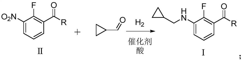 Preparation method of N-cyclopropyl methylaniline compound