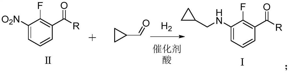 Preparation method of N-cyclopropyl methylaniline compound