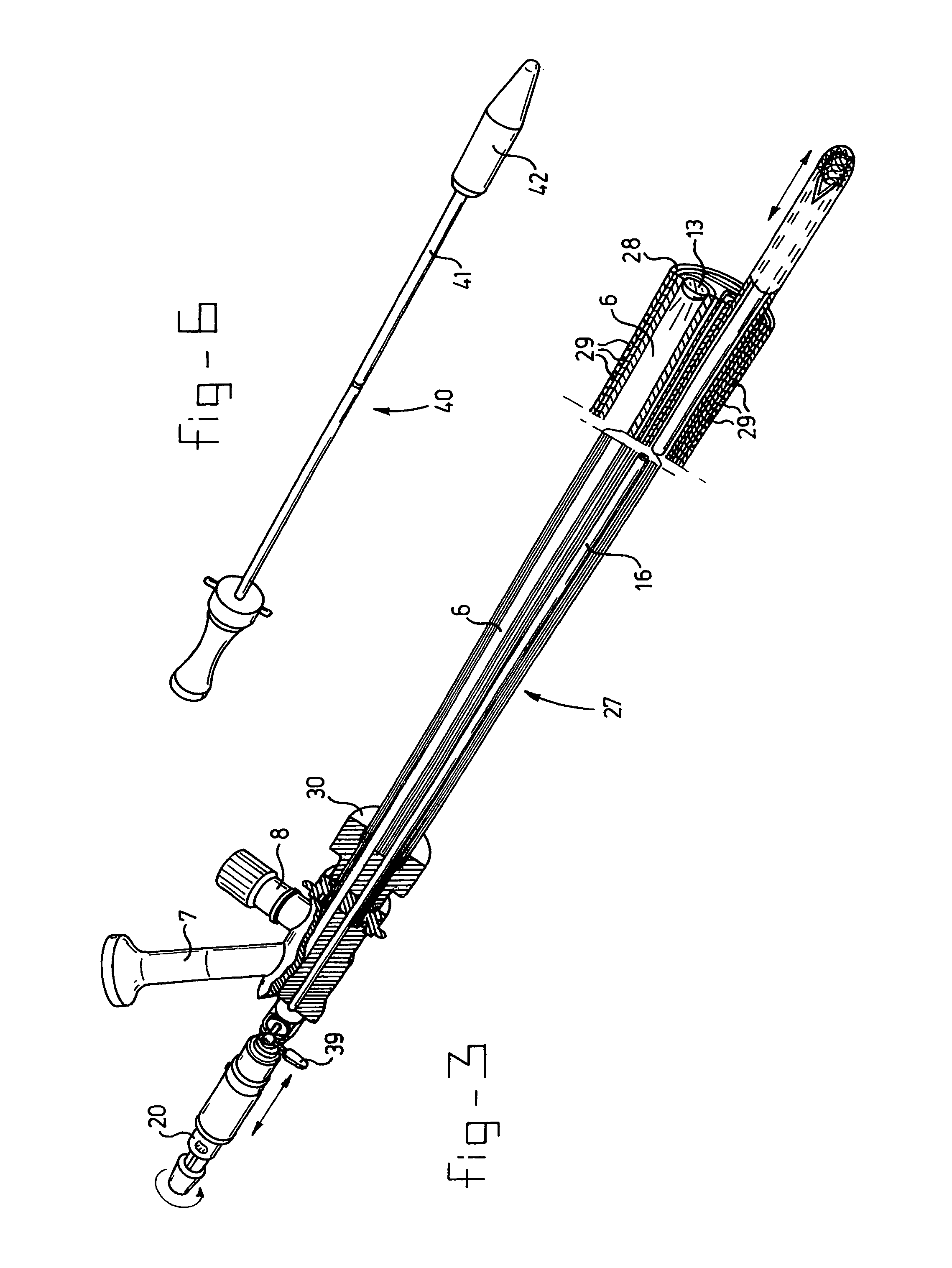 Surgical endoscopic cutting device and method for its use