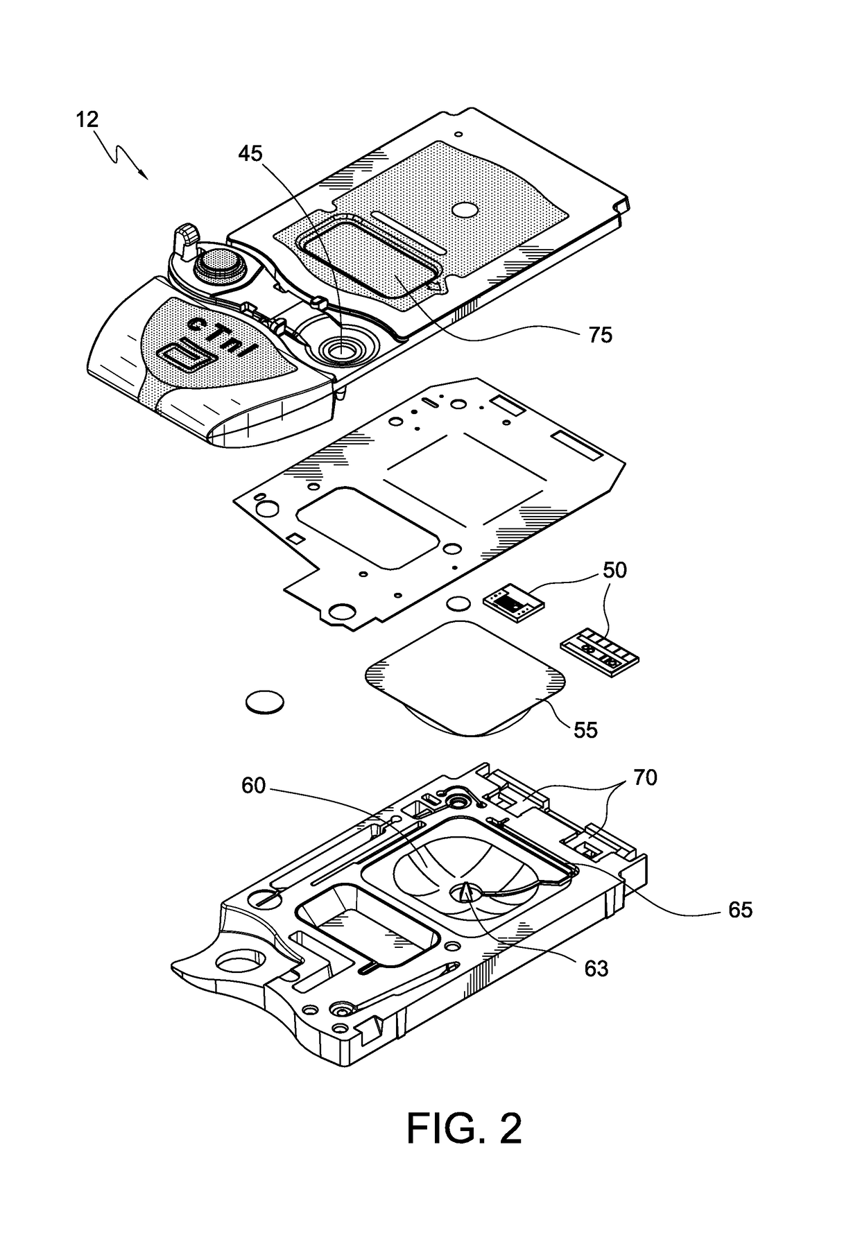 Portable clinical analysis system for hematocrit measurement