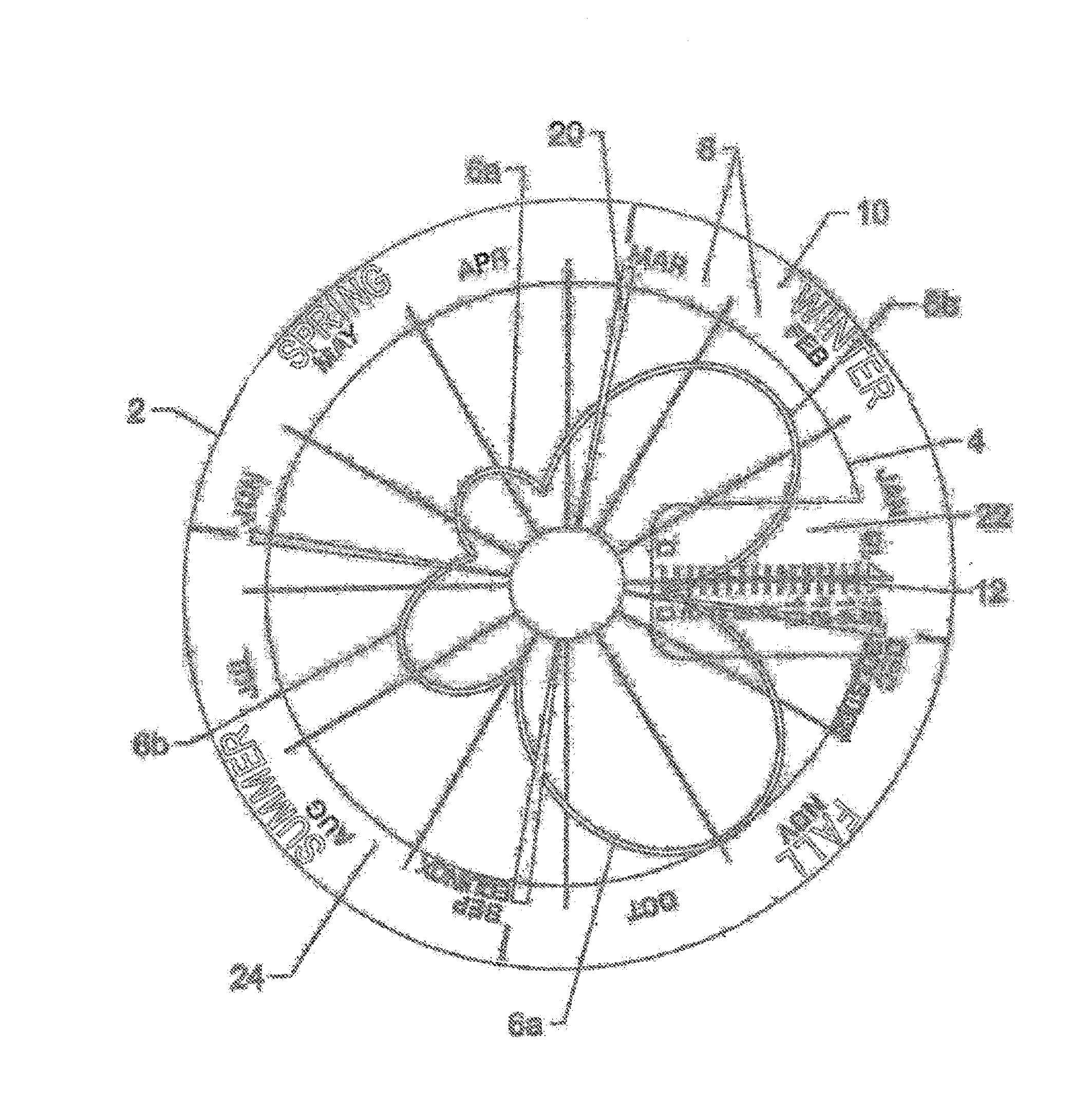 Timepiece comprising a device for displaying the equation of time