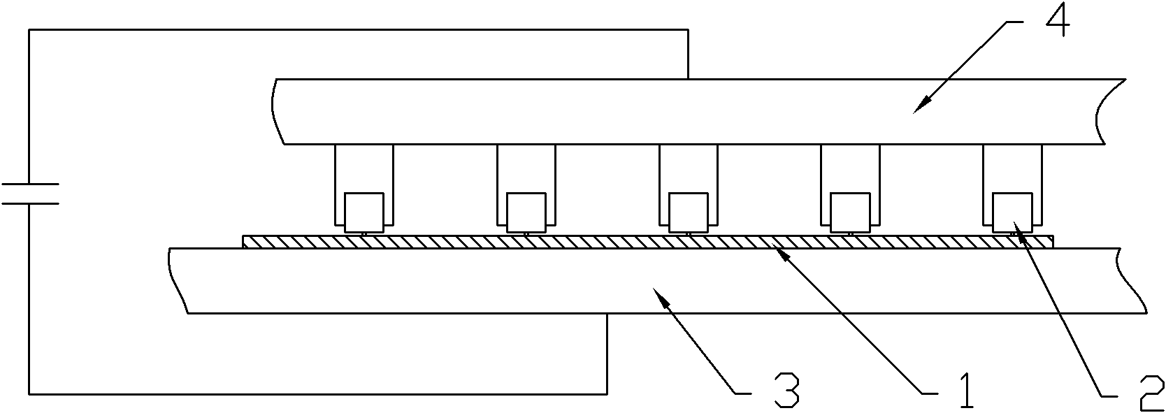 Process for welding vacuum freeze dryer plate layer