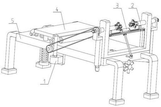 Paper conveying system used for packaging printing equipment