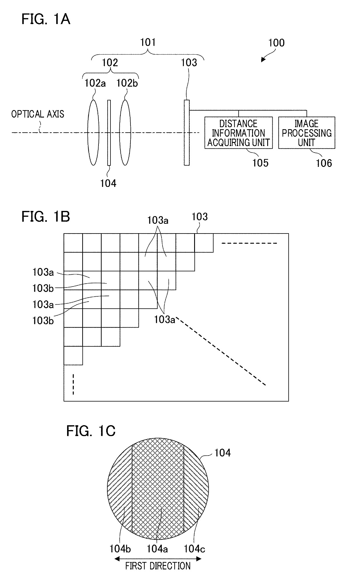 Distance measuring device, imaging apparatus, moving device, robot device, and recording medium