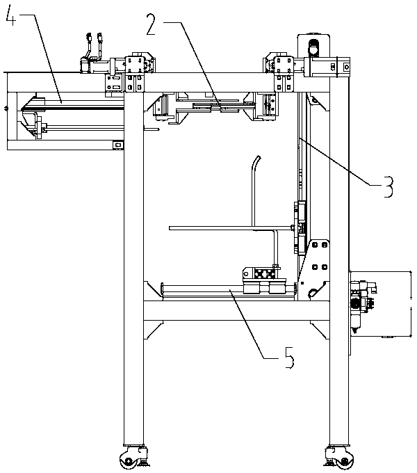 A high-speed palletizing and receiving device
