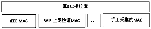 System and method for distinguishing random MAC address of smart mobile phone