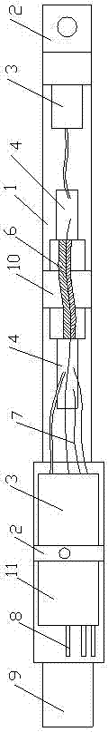 Double-sensor pressure gauge for underground coal-bed gas