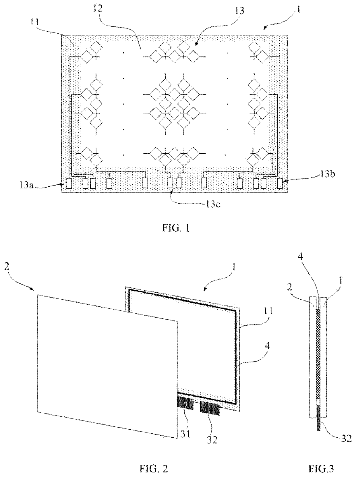 Large size capacitive touch screen, connection method between inner screen and outer screen of large size capacitive touch screen, and connector