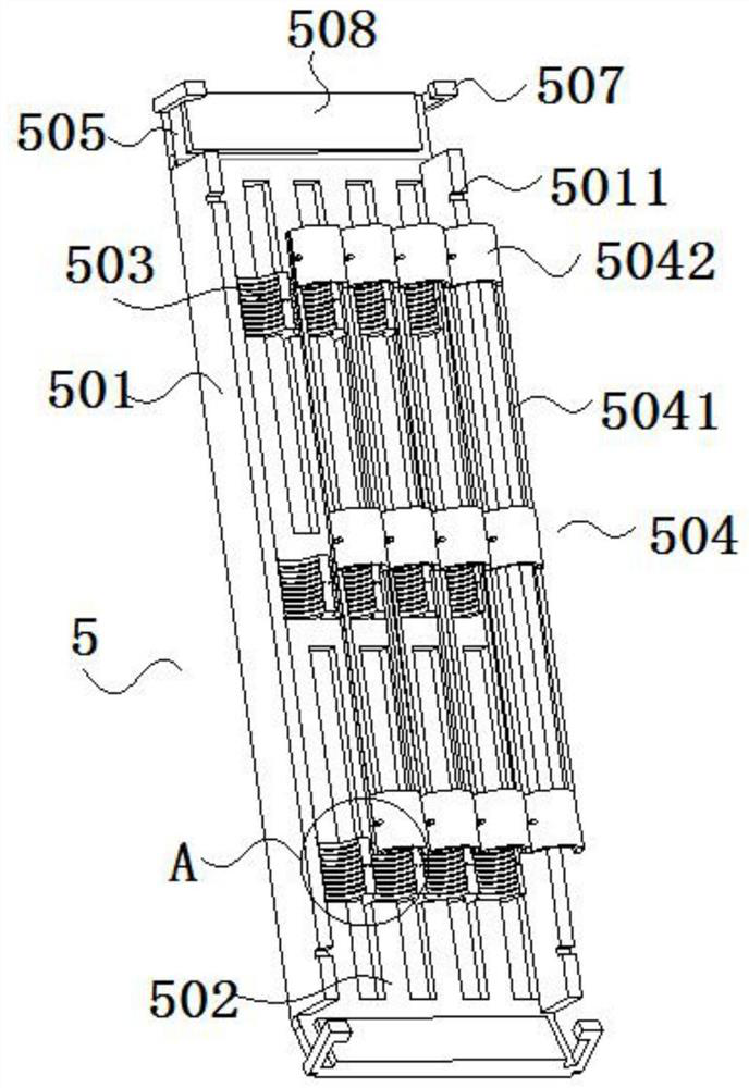 Drill rod frame based on angle adjusting mechanism