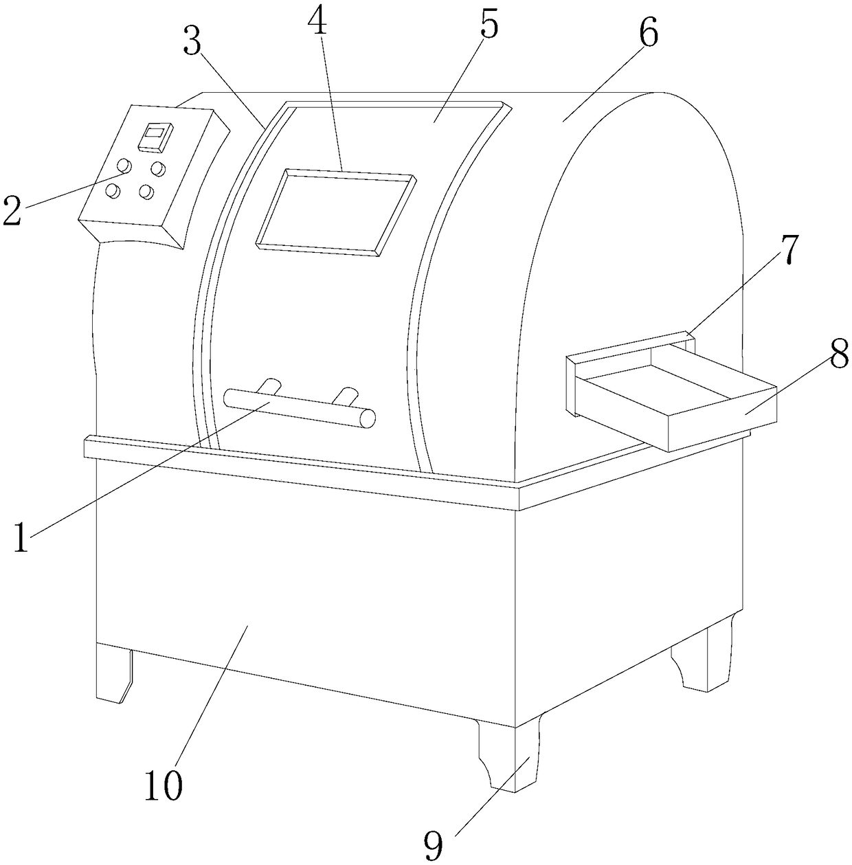 Novel hardware block fine polishing device