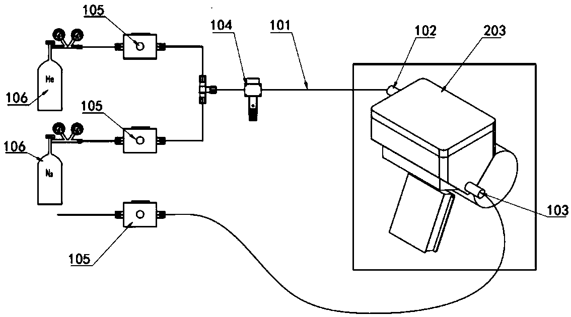 Analysis device and method for directly measuring trace aluminum, silicon, phosphorus, sulphur and chlorine contents in sample