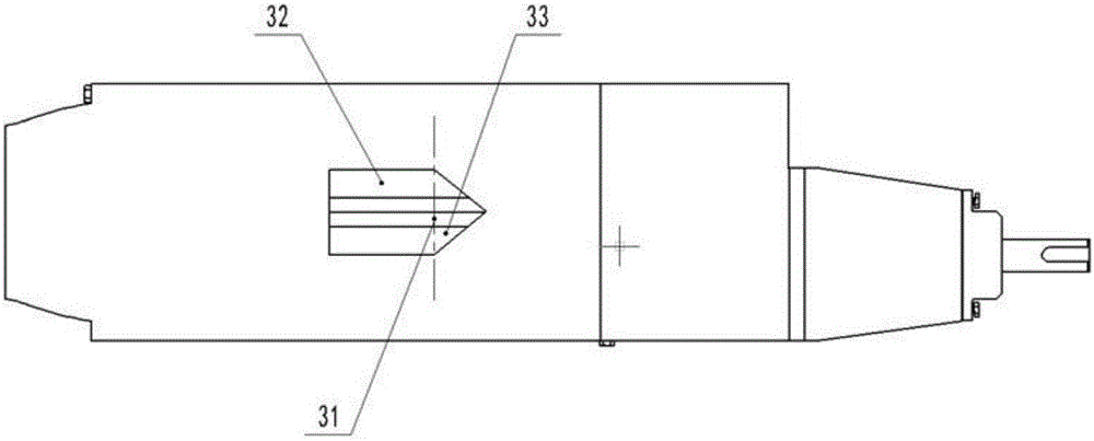 Cantilever type double-screw water-jet propulsion pump