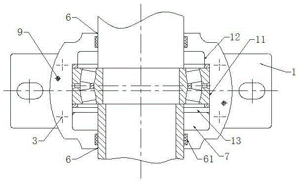 Disassemble-free bearing seat with scrap iron removing function, removing method and mining engineering machine